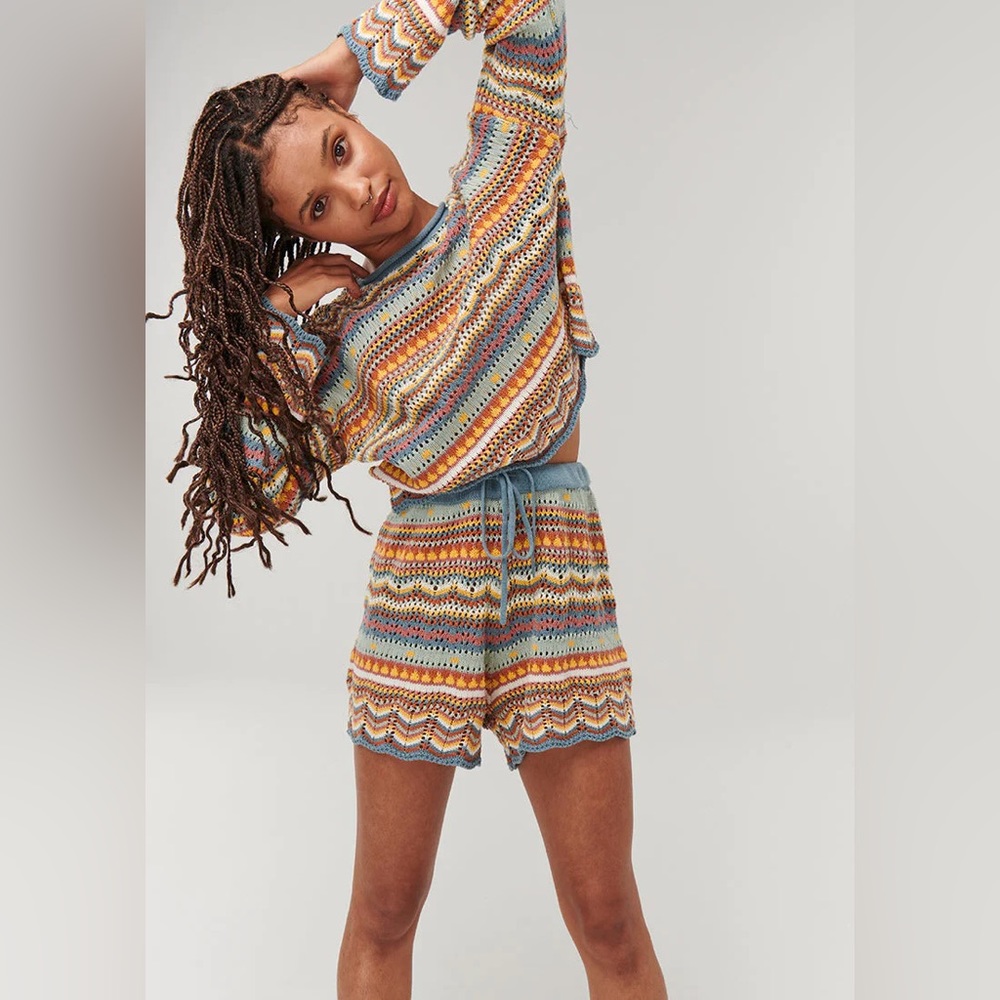 Ghanda crochet top- L & bottoms- S set